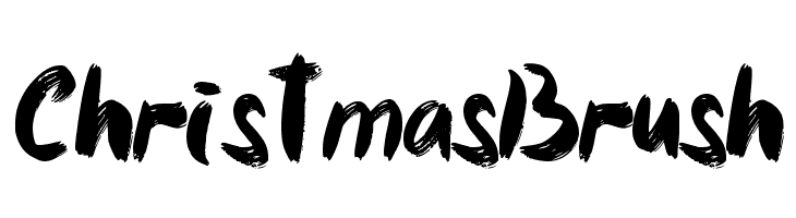 Christmas Brush フリーフォントのダウンロード