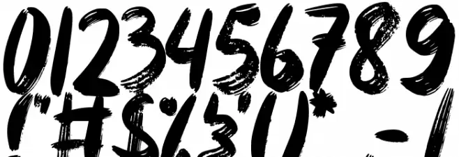 Christmas Brush 字体 其它煤焦