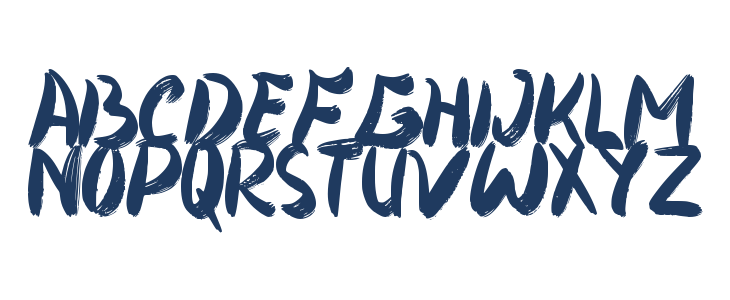 Christmas Brush Uppercase