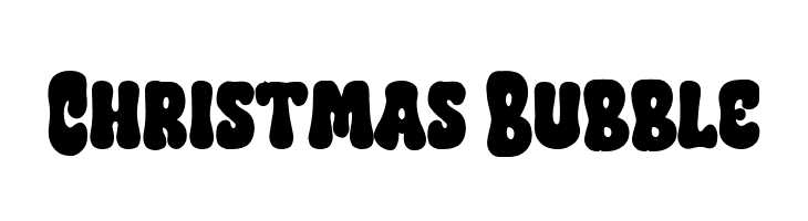Christmas Bubble  font caratteri gratis