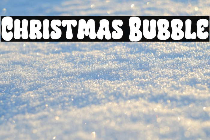 Christmas Bubble Example 2