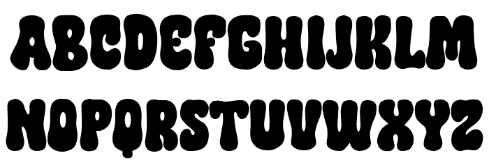 Christmas Bubble Font LOWERCASE