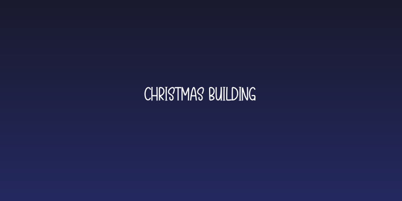 Christmas Building Social Header