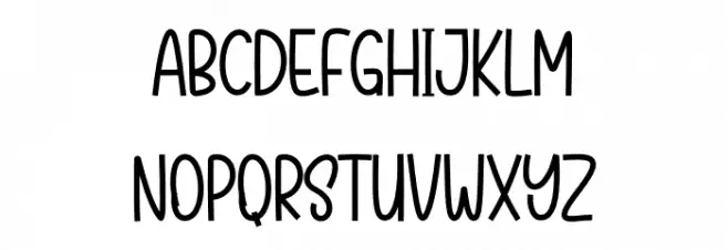 Christmas Building 字体 小写