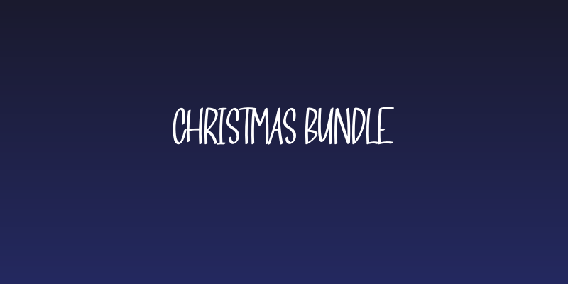 Christmas Bundle Social Header