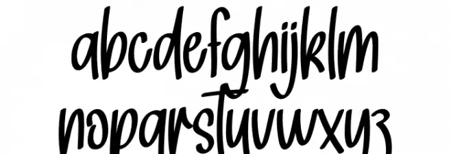 Christmas Bundle Schriftart Kleinbuchstaben