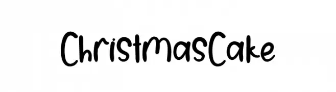 Christmas Cake  font caratteri gratis