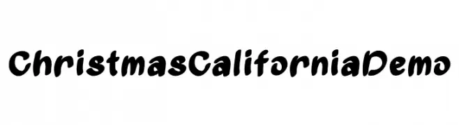 Christmas California Demo font caratteri gratis