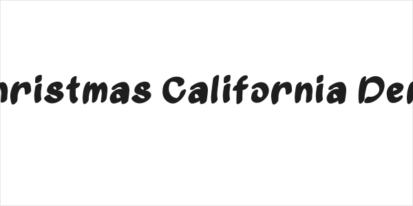 Christmas California Demo Logo