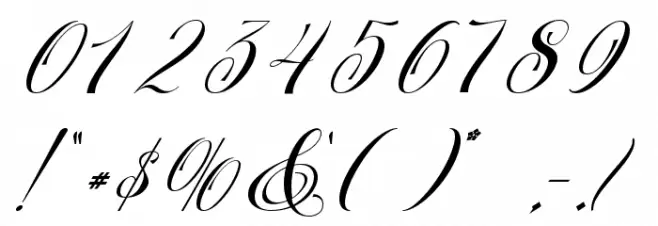 Christmas Calligraphy-Personal Шрифта ДРУГИЕ символов