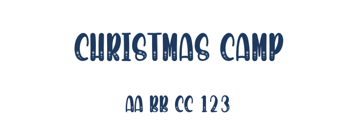 Christmas Camp Font Preview