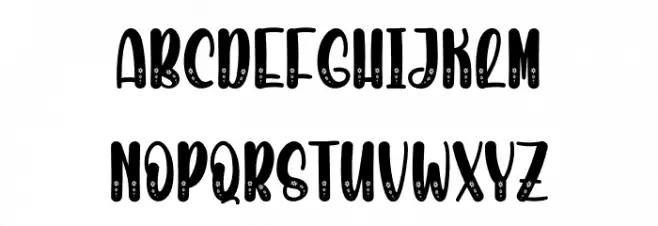 Christmas Camp 字体 小写