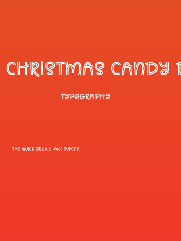 Christmas Candy Demo Inline Poster