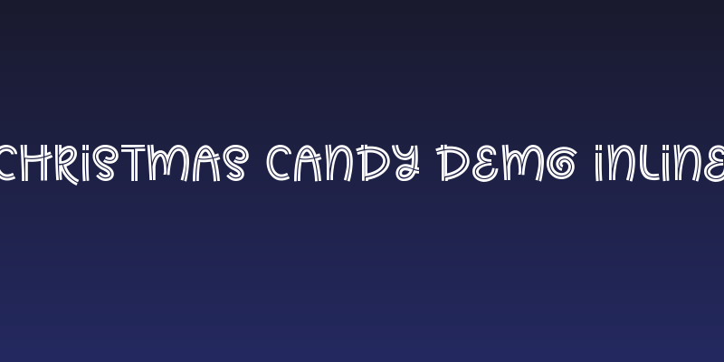 Christmas Candy Demo Inline Social Header