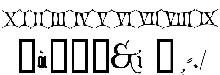 Christmas Card Font OTHER CHARS