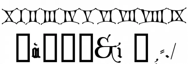 Christmas Card Font OTHER CHARS