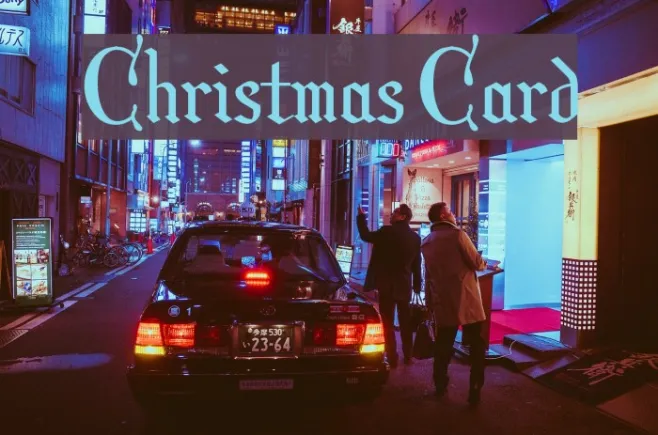 Christmas Card Example 1
