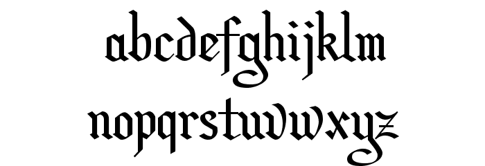Christmas Card Font LOWERCASE