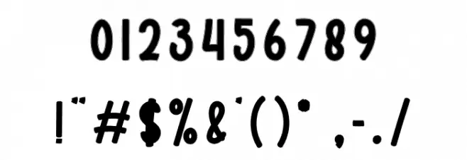 Christmas Carnival Polices AUTRES CHARS