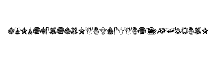 Christmas Carol Symbols Regular  Скачать бесплатные шрифты