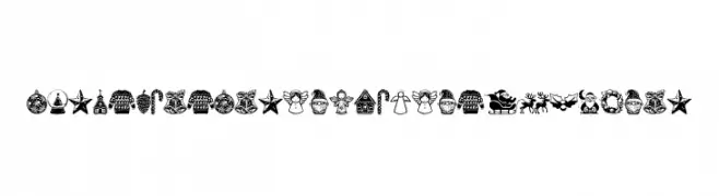 Christmas Carol Symbols Regular  les polices de caractères gratuit tlcharger