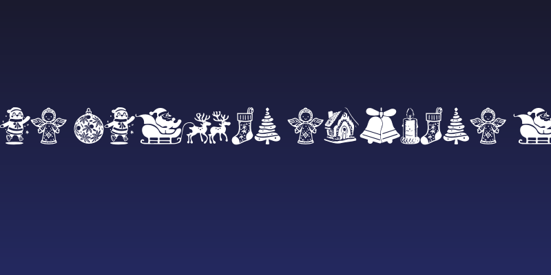 Christmas Carol Symbols Regular Social Header