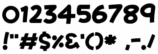 Christmas Carols Font OTHER CHARS