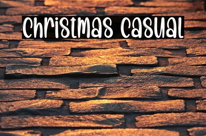 Christmas Casual Example 1