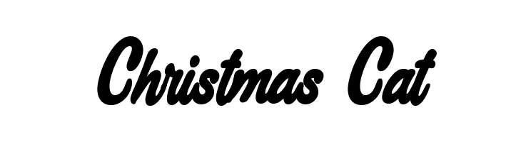 Christmas Cat  免费字体下载