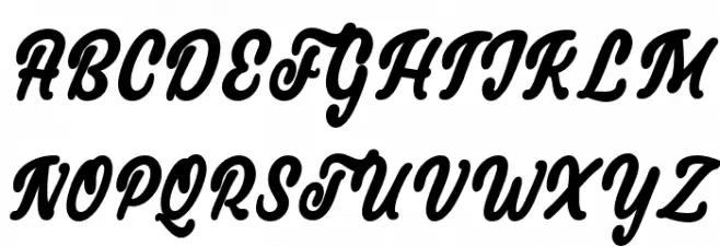 Christmas Cat Font UPPERCASE