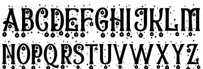 Christmas Chances Decorative Caratteri MAIUSCOLE