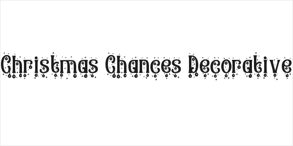 Christmas Chances Decorative Logo