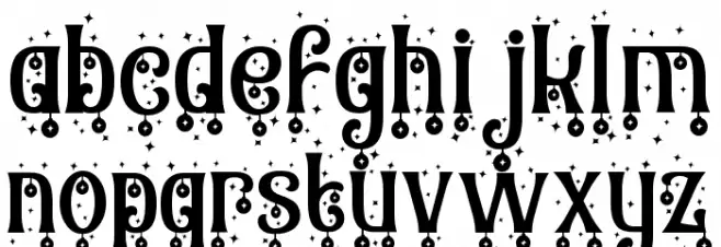 Christmas Chances Decorative Caratteri MINUSCOLO