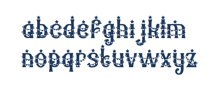 Christmas Chances Light Lowercase