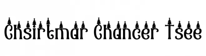 Christmas Chances Tree font caratteri gratis