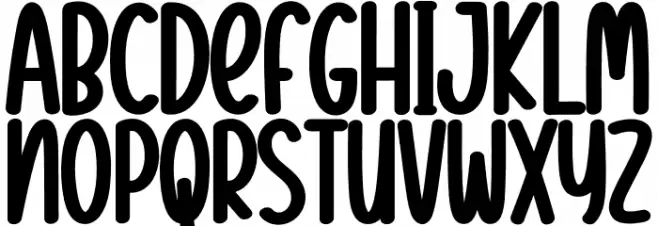 Christmas  Charity フォント 大文字