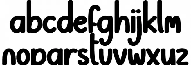 Christmas  Charity フォント 小文字