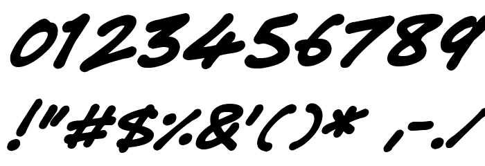 Christmas Cheer Italic Font OTHER CHARS