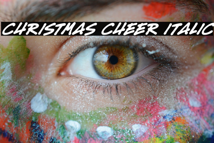 Christmas Cheer Italic Example 2