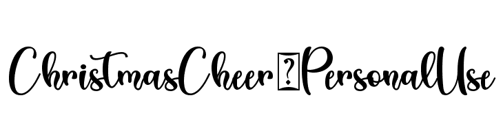 Christmas Cheer - Personal Use  Fuentes Gratis Descargar
