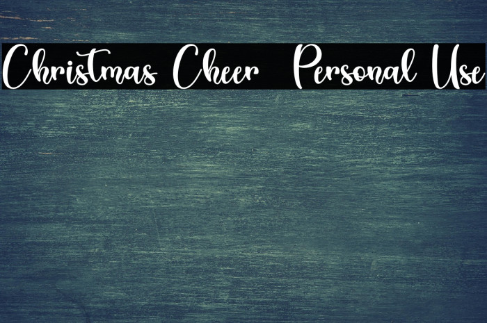 Christmas Cheer - Personal Use Example 2
