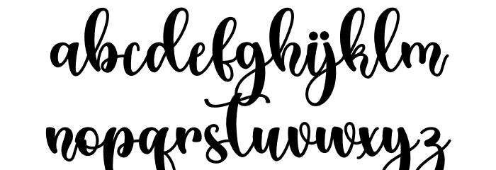 Christmas Cheer - Personal Use Font LOWERCASE