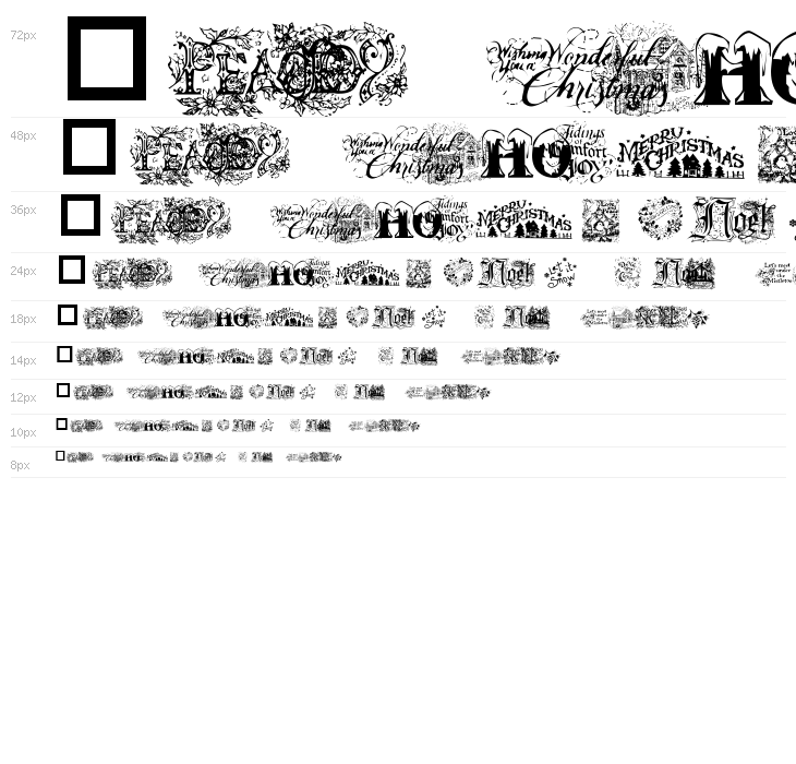 Christmas Cheer Waterfall