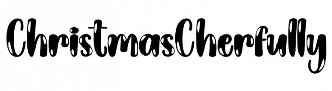 Christmas Cherfully font caratteri gratis