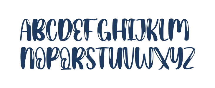 Christmas Cherfully Uppercase