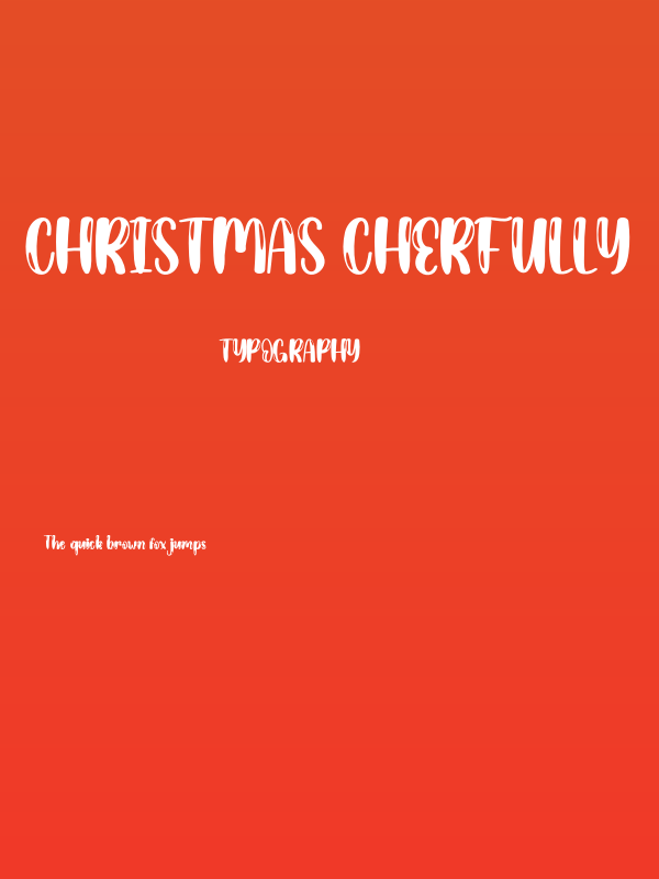 Christmas Cherfully Poster