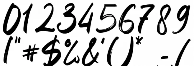 Christmas Cherrio Font OTHER CHARS