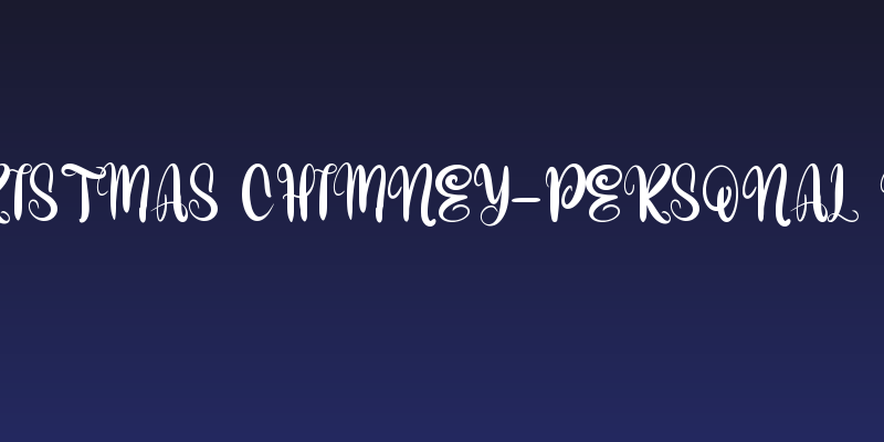 Christmas Chimney-Personal use Social Header