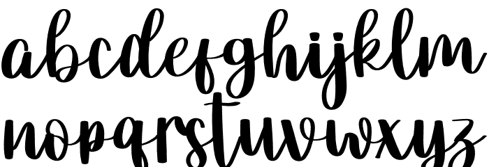Christmas Classica Font LOWERCASE