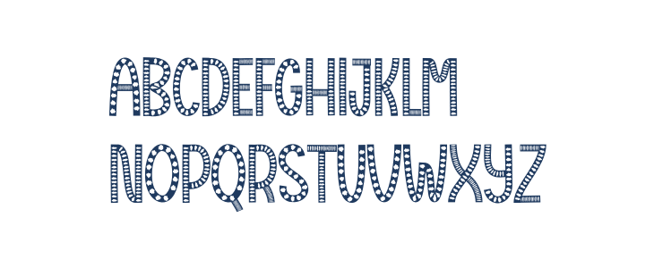 Christmas Cloud Lowercase